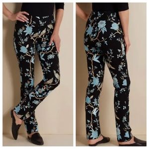 Soft Surroundings Chinoiserie Pull On Pants